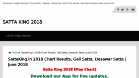 What 1satta-king.in website looked like in 2018 (5 years ago)