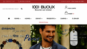 What 1001bijoux.fr website looked like in 2018 (5 years ago)