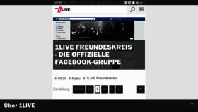 What 1live-freundeskreis.de website looked like in 2018 (7 years ago)