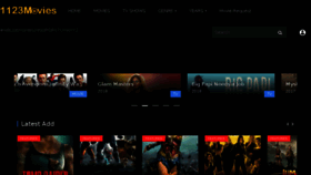 What 1123moviesz.com website looked like in 2018 (5 years ago)