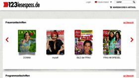 What 123lesespass.de website looked like in 2018 (5 years ago)