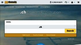 What 101domain.ch website looked like in 2018 (5 years ago)