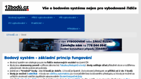 What 12bodu.cz website looked like in 2018 (5 years ago)