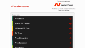 What 123moviescom.com website looked like in 2018 (5 years ago)