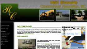 What 1661riverside.com website looked like in 2018 (5 years ago)
