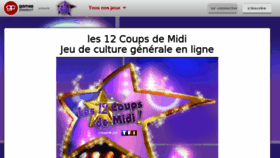 What 12coupsdemidi.fr website looked like in 2018 (5 years ago)