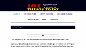 What 101thingshiltonhead.com website looked like in 2018 (5 years ago)
