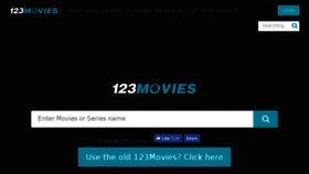 What 123movies.org website looked like in 2018 (5 years ago)