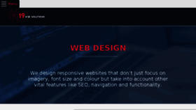 What 19websolutions.co.uk website looked like in 2018 (5 years ago)