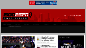 What 1500espn.com website looked like in 2018 (5 years ago)