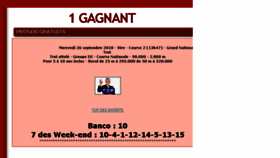 What 1gagnant.sitew.com website looked like in 2018 (5 years ago)