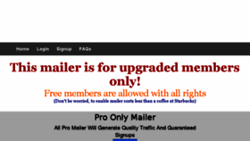 What 1001nightsmailer.com website looked like in 2018 (5 years ago)
