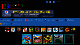 What 123gamehay.com website looked like in 2018 (5 years ago)