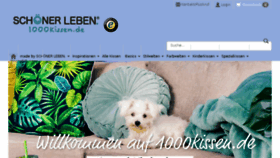 What 1000kissen.de website looked like in 2018 (5 years ago)