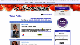 What 1st-international.com website looked like in 2018 (5 years ago)