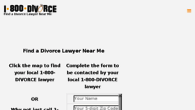 What 1800divorce.com website looked like in 2018 (6 years ago)