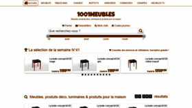 What 1001meubles.com website looked like in 2018 (5 years ago)