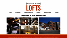 What 11thstreetlofts.com website looked like in 2018 (5 years ago)