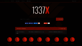 What 1337x.website website looked like in 2018 (5 years ago)