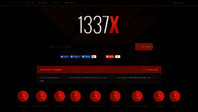 What 1337x.website website looked like in 2018 (6 years ago)