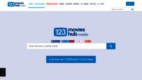 What 123movieshub.media website looked like in 2018 (5 years ago)