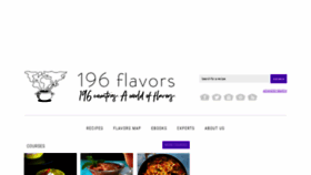 What 196flavors.com website looked like in 2018 (5 years ago)