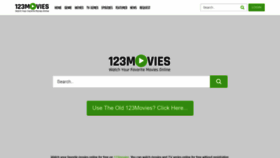 What 123movies.ma website looked like in 2018 (5 years ago)
