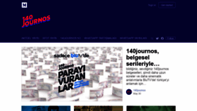 What 140journos.com website looked like in 2018 (5 years ago)