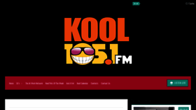 What 1051cool.com website looked like in 2018 (5 years ago)