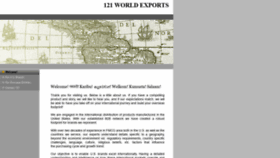 What 121worldexports.com website looked like in 2018 (5 years ago)
