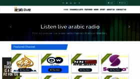 What 1arablive.com website looked like in 2018 (5 years ago)