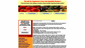 What 101vegetarianrecipes.com website looked like in 2018 (5 years ago)