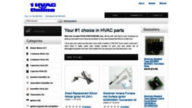 What 1hvacpartsonline.com website looked like in 2018 (5 years ago)