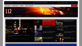 What 112drenthe.nl website looked like in 2018 (6 years ago)