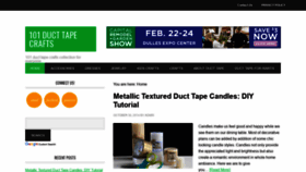What 101ducttapecrafts.com website looked like in 2019 (5 years ago)