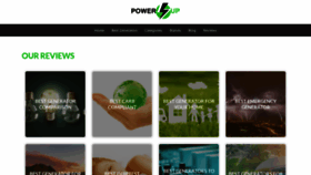 What 10powerup.com website looked like in 2019 (5 years ago)
