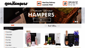 What 1300hampers.com.au website looked like in 2019 (5 years ago)