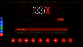 What 1337x.one website looked like in 2019 (5 years ago)