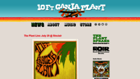 What 10ftganjaplant.com website looked like in 2019 (5 years ago)