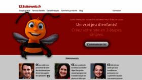 What 123siteweb.fr website looked like in 2019 (4 years ago)