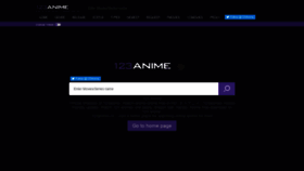 What 123anime.co website looked like in 2019 (4 years ago)