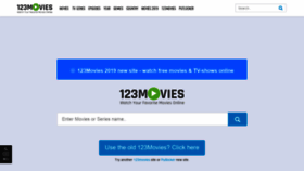 What 123movies.rest website looked like in 2019 (4 years ago)