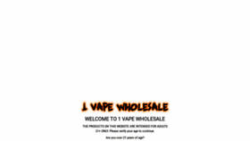What 1vapewholesale.com website looked like in 2019 (4 years ago)