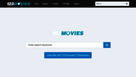 What 123moviesfilm.com website looked like in 2019 (4 years ago)