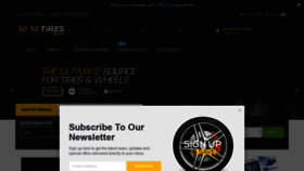 What 1010tires.com website looked like in 2019 (4 years ago)