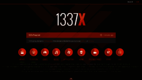 What 1337x-to.com website looked like in 2019 (4 years ago)