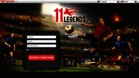 What 11legends.fr website looked like in 2019 (4 years ago)