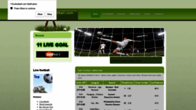 What 11livefootball.com website looked like in 2019 (4 years ago)