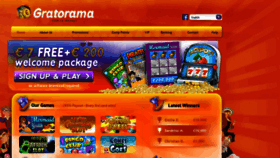 What 1gratorama.com website looked like in 2019 (4 years ago)