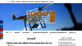 What 1001objets.com website looked like in 2019 (4 years ago)